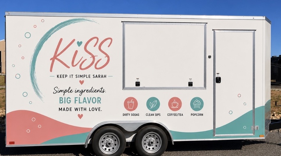 KiSS beverage trailer